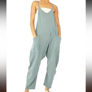 Cami Jumpsuit in Seafoam Green